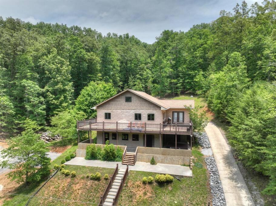 The Chariot - Creek Front With Hottub, Fire Pits, Billiards, Ev Charger - Sandalwood Stays Blue Ridge Eksteriør bilde